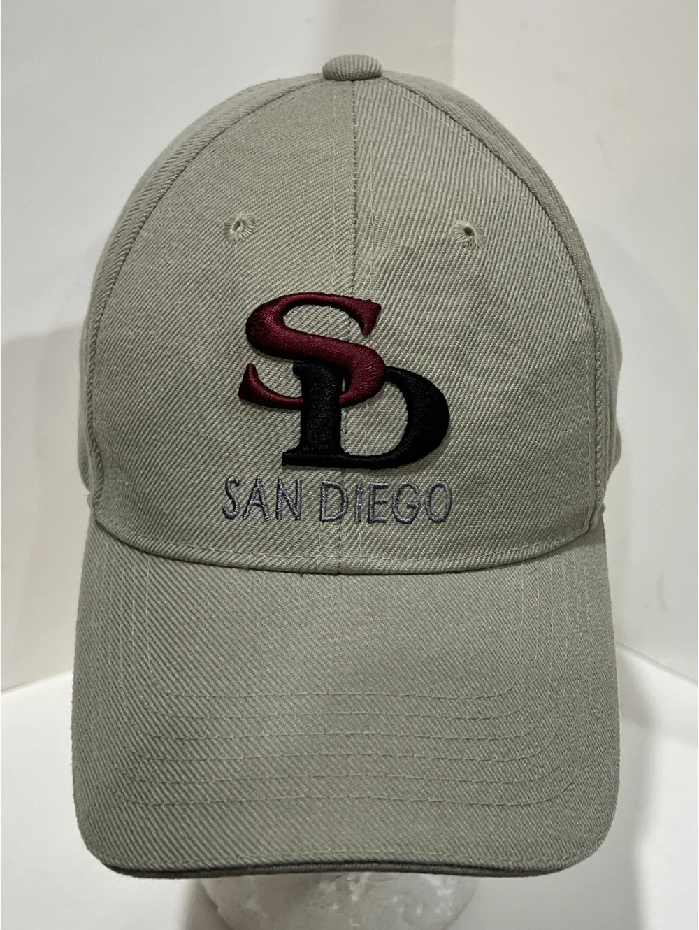 San Diego California Ocean Beach Balboa Park USS Midway Museum Tan Baseball Cap